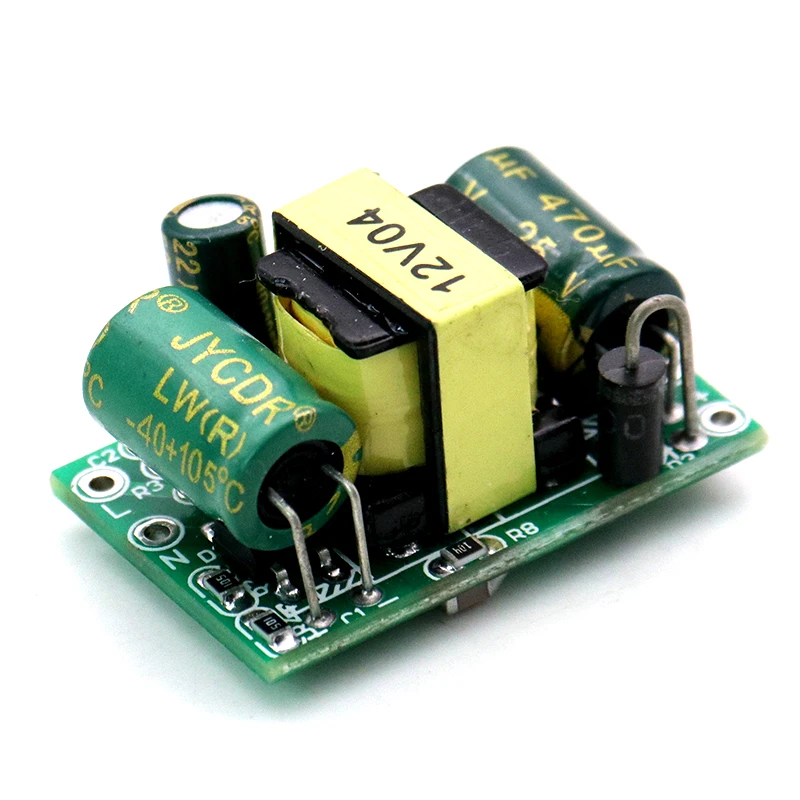 5PCS/Precision 12V400ma isolating switching power supply module (4.8W)/AC-DC step-down module 220V to 12V