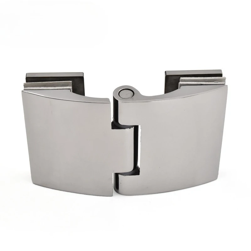 

Curved surface bathroom stainless steel glass clips shower hinges non-positioning glass hinges glass door clips