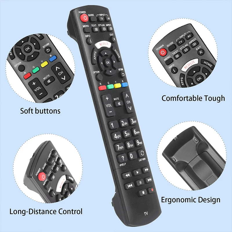 N2QAYB001008 Remote Control For Panasonic TV TH-40CS610A TH-40CS610Z TH-50CS650Z TH-50CX700A TH-55CX800A TH-55CX800Z TH-58DX900U