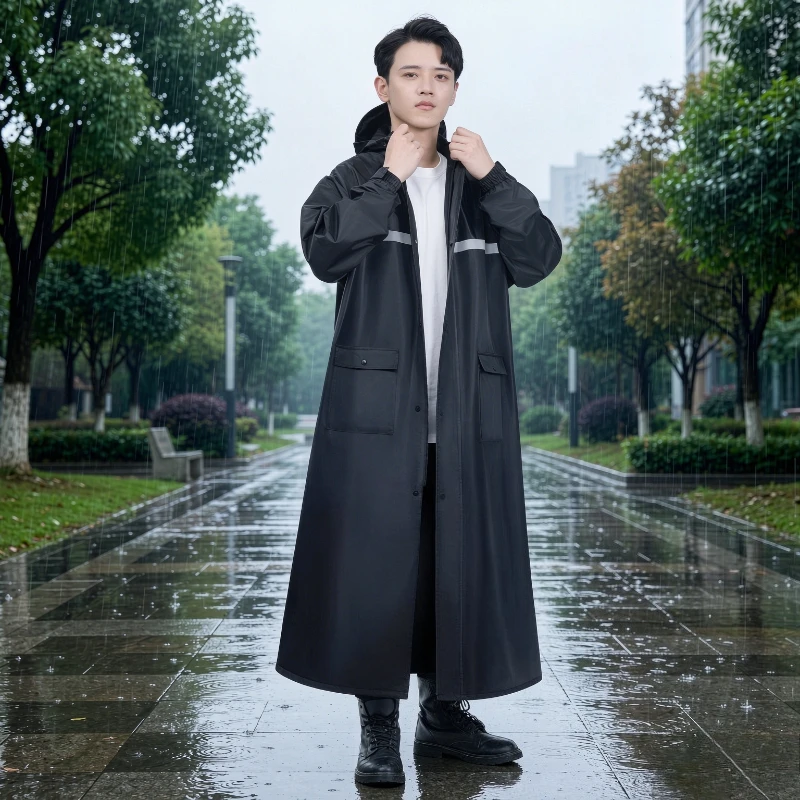 Cycling Gear In Rain - Long Full Body Waterproof Rain Poncho