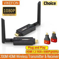 5G 1080P 200M Wireless HDMI Video Transmitter and Receiver Extender kit TV Stick Dongle Adapter For TV Box Monitor Projector PC