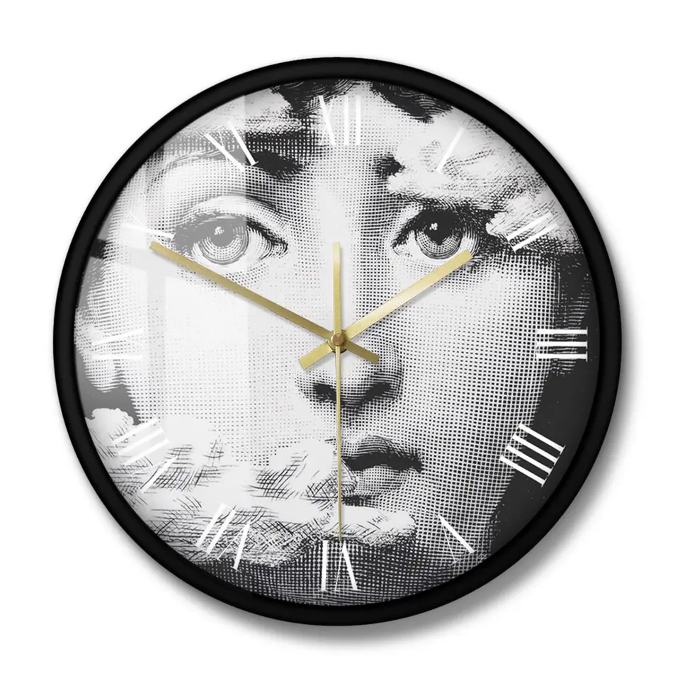 fornasetti 顔デザイン 掛時計 Se9f22c823656471c9de62b131c904