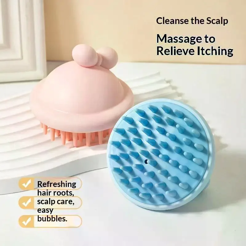 Shampoo Scalp Hair Massager Head Body Massage Comb Scalp Massage Brushes Comb Spa Massage Brush Dual Use Of Dry And Wet view 3