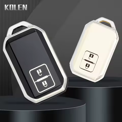 Fashion Car Key Case Cover Shell For Suzuki Ertiga Swift 2017 Wagon R Japanese Monopoly Type 3C Protected Fob Bag Accessories