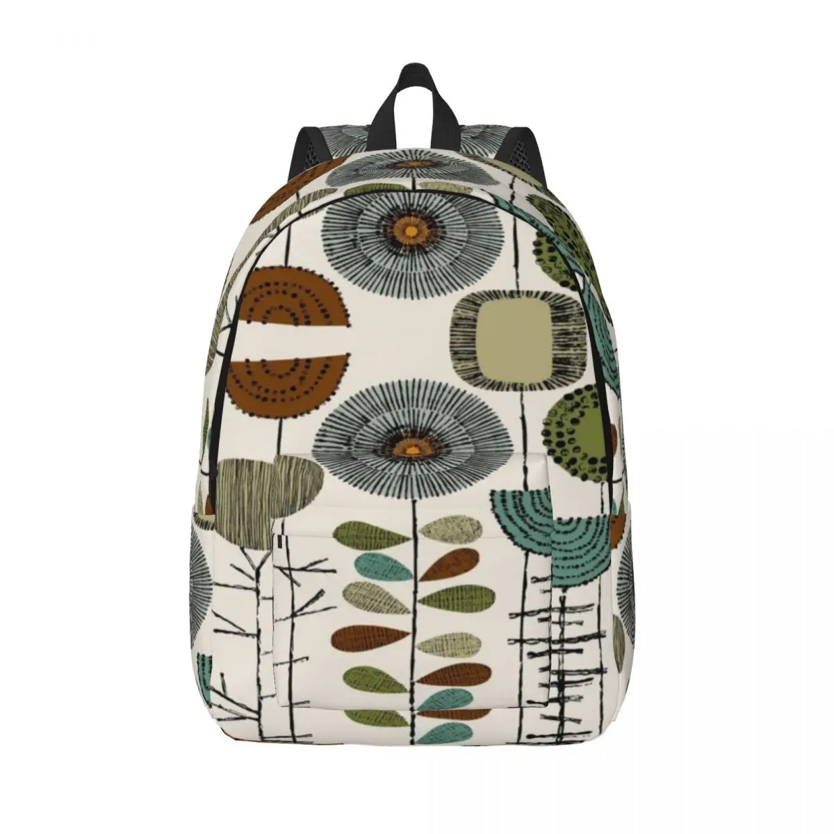 

Холщовый рюкзак Orla Art с цветочным принтом для мальчиков Orla Kiely, современные школьные дорожные сумки середины века для мужчин и женщин, сумка для книг