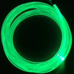 1M PMMA Side Luminous Optic Fiber Cable Diameter 1/2/3/4/5/6/8/10 Car Optical Ceiling Light Party Atmosphere Lighting-Side Glow