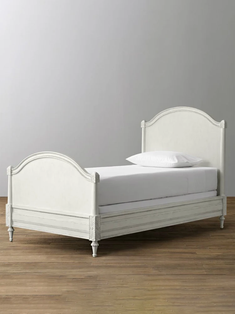 Solid wood bed 1.2m internet famous high-end model