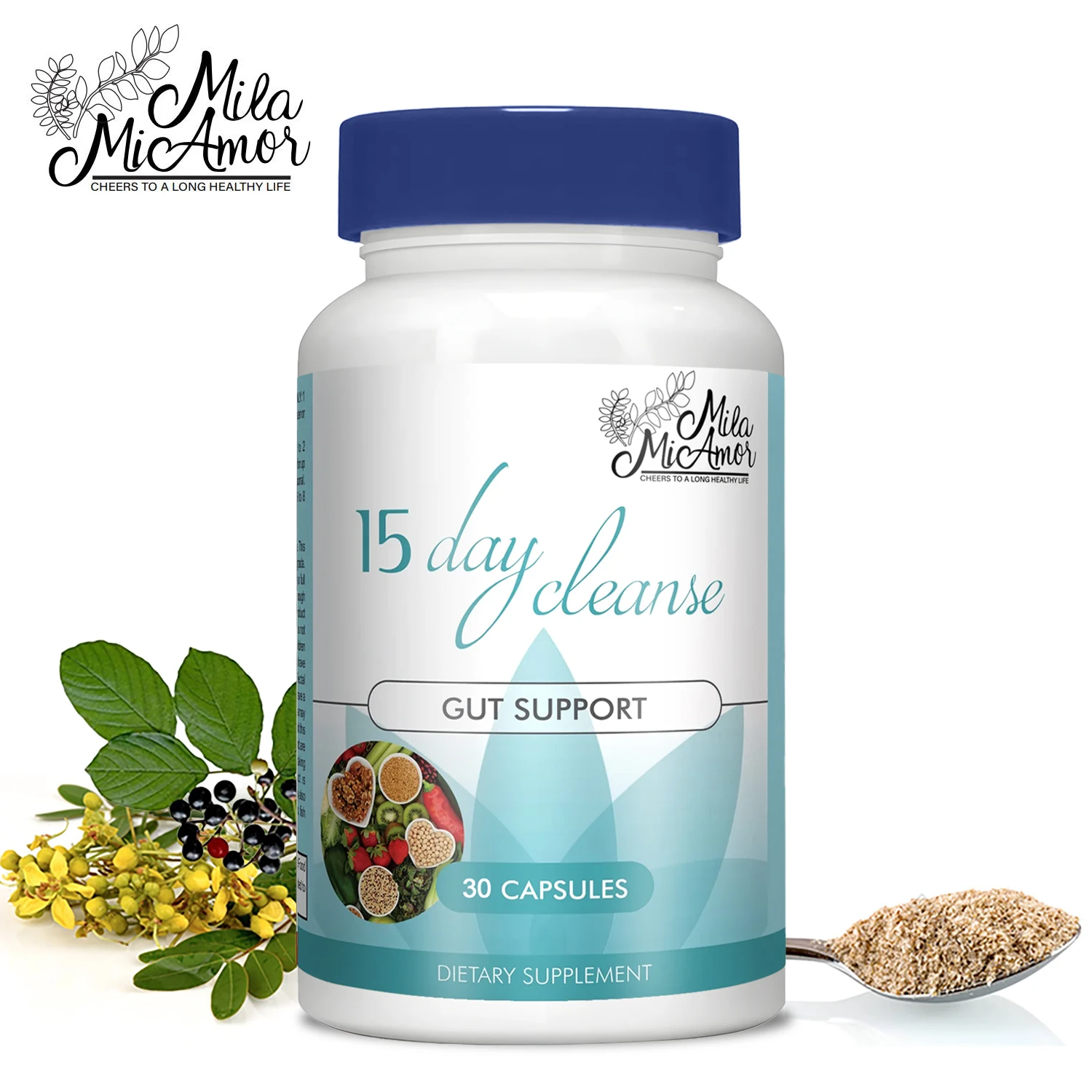 

15 Day Colon Cleanse, Intestine, Colon Support, Digestive Health, Helps with Nutrient Absorption