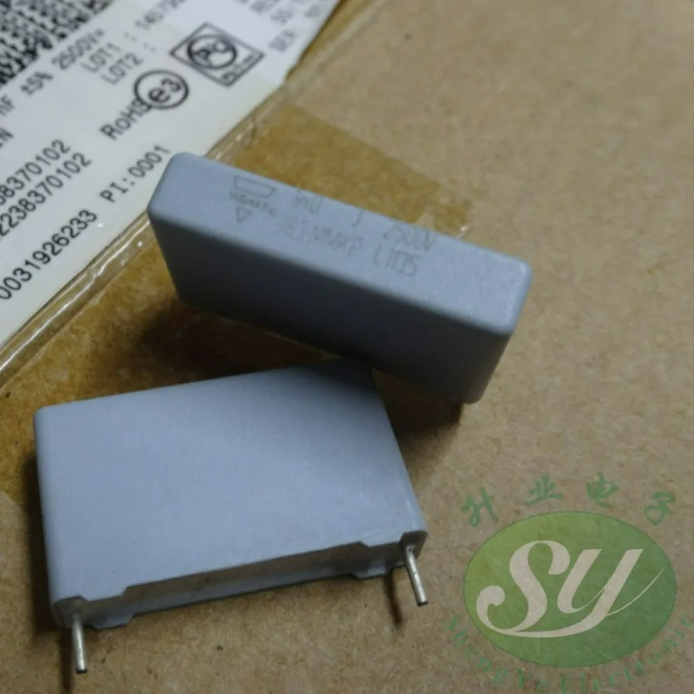5pcs/lot MMKP383 0.001uf 2500V 1.0nf 1000pf 1n0 102 J Brand New 22.5mm Film Capacitor 222238370102