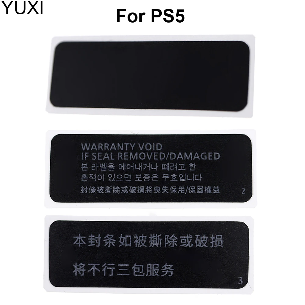 YUXI Housing Shell Sticker Lable Seals For PS5 Console Housing Sticker Label for PS5 Console