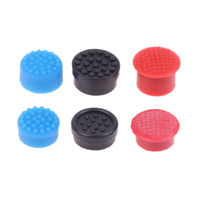 5pcs Laptop Nipple Rubber Mouse Pointer Cap for Thinkpad/HP/Dell Little Red Cap for Lenovo Keyboard Trackstick Guide