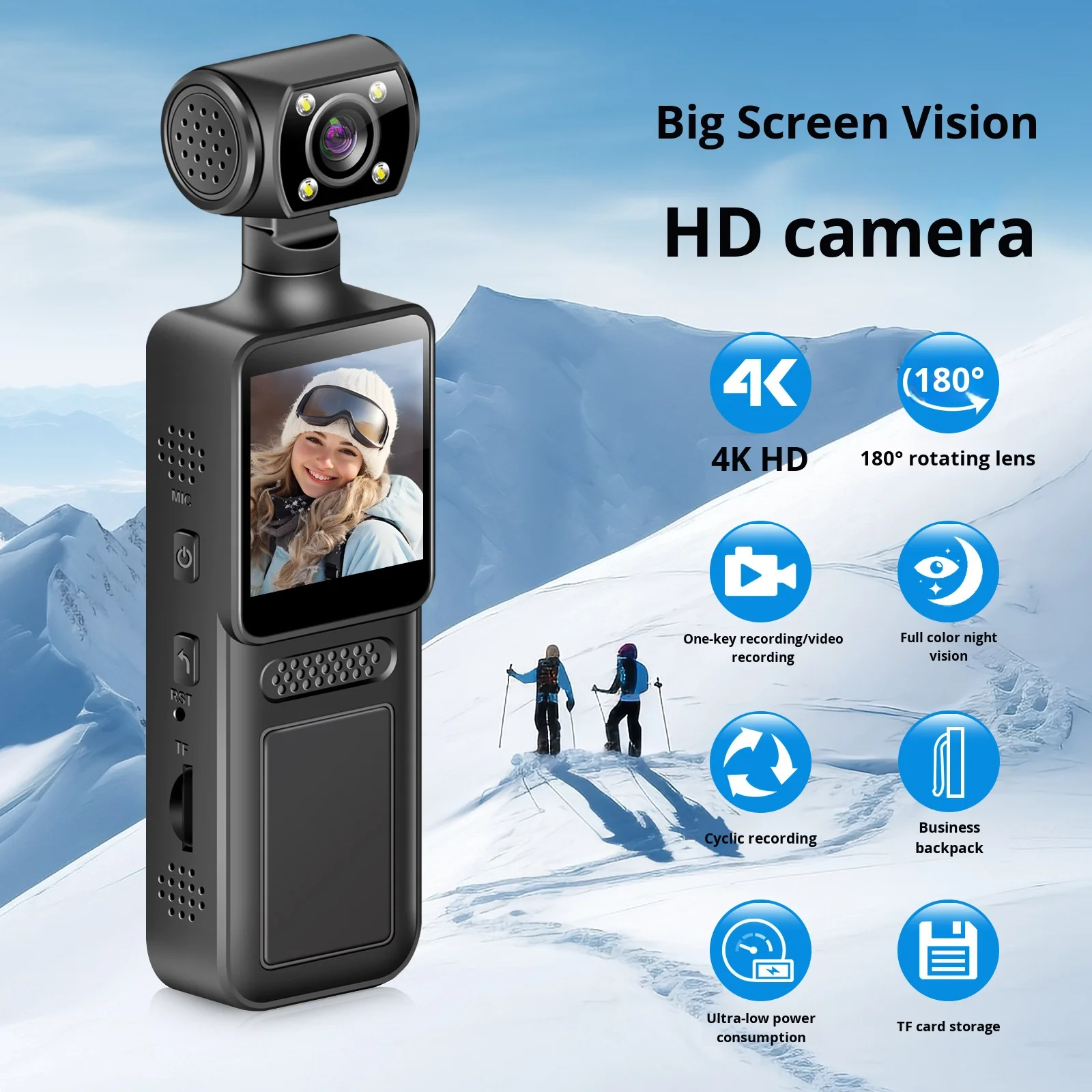 Kamera HD WiFi Portabel yang D - Outdoor Adventure Video ulasan dan harga