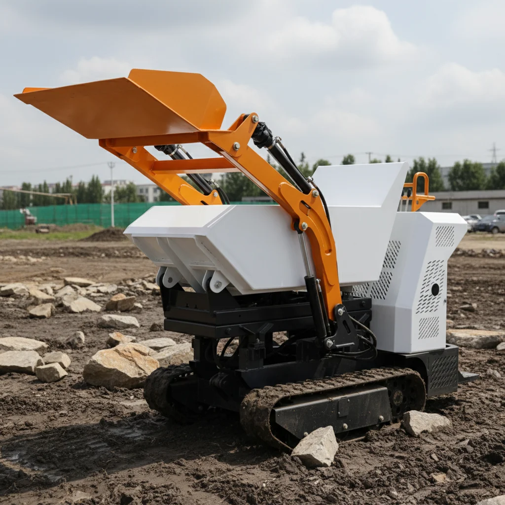 

Mini Crawler Dumper 600kg EPA EURO 5 Hydraulic Tipping Garden Construction Machinery Fast Delivery