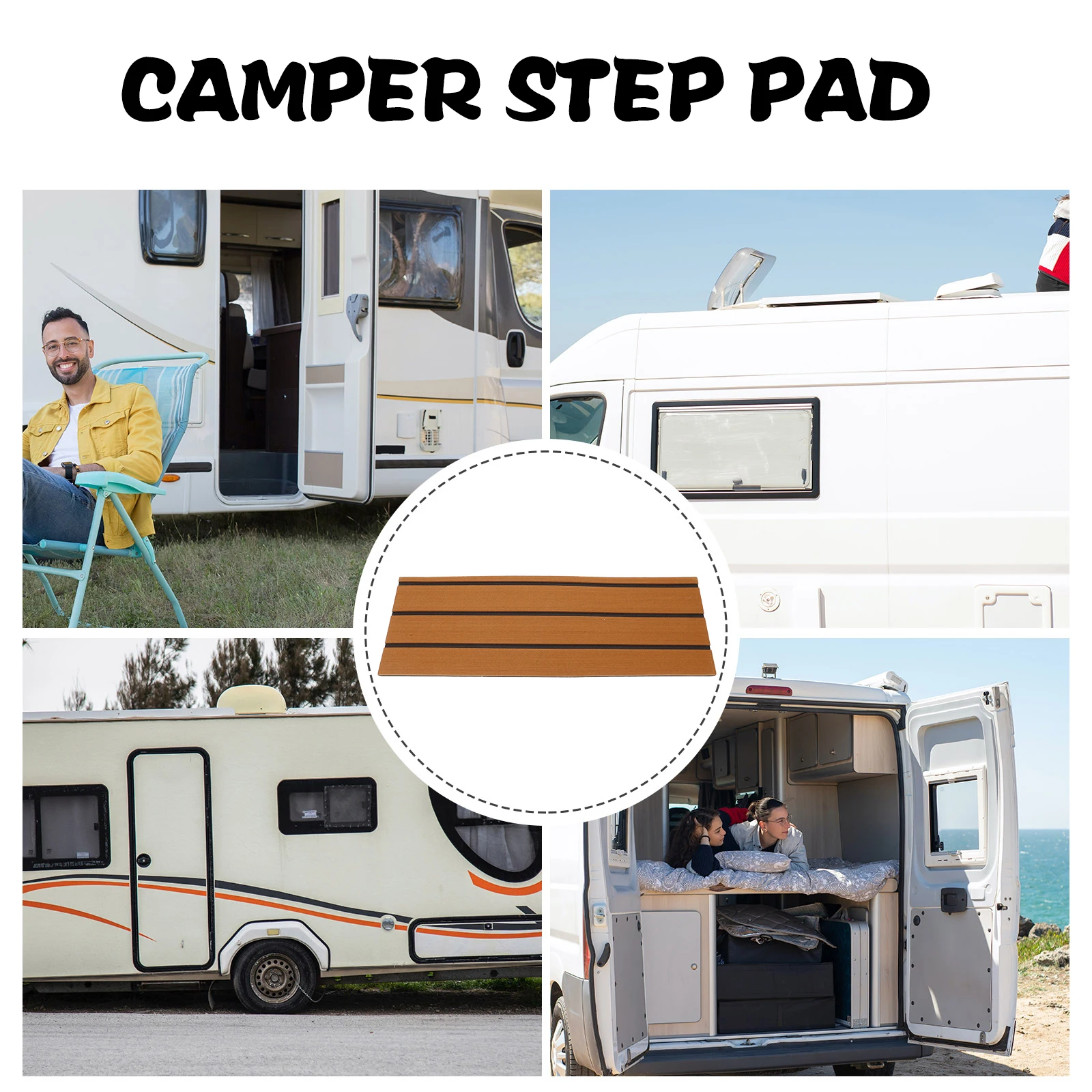 

Anti Slip Treads Step Covers Non Slip Back Camper Step Covers Durable Easy Clean Versatile Application