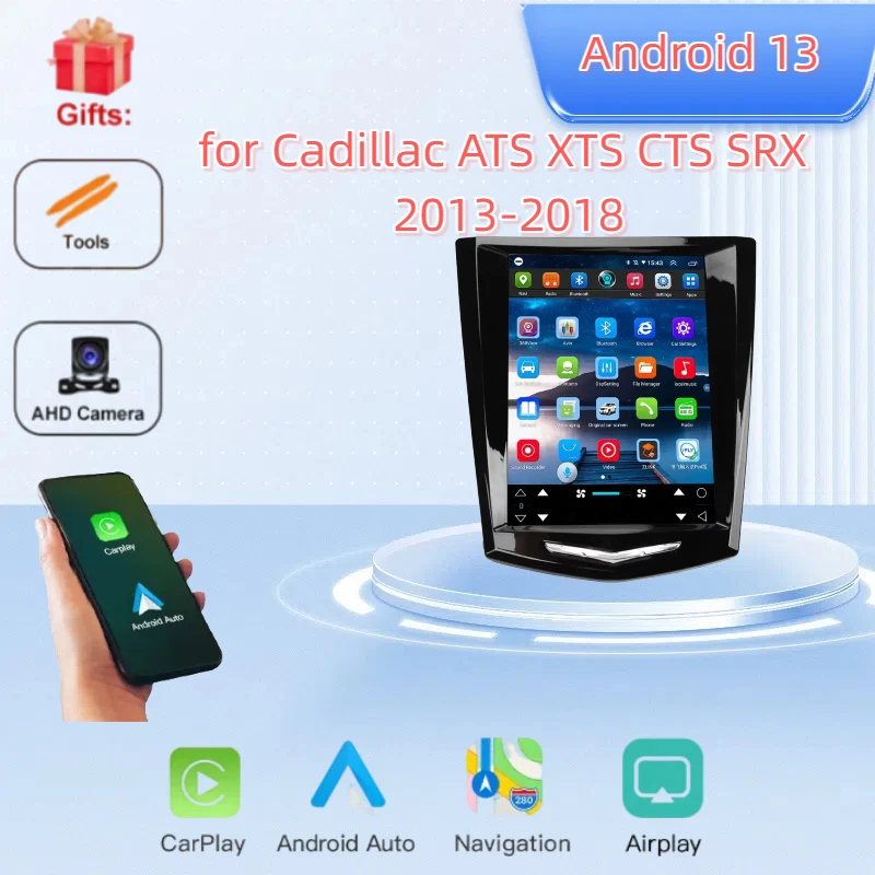 

Android 13 for Cadillac ATS XTS CTS SRX 2013-2018 Car Stereo Radio Receiver Multimedia IPS Touch Screen Player GPS Navigation