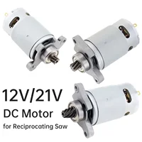Motor de sierra recíproca de alta potencia, 8 dientes RS550 DC, engranaje de dientes cónicos para corte manual, sierra de sable eléctrica de litio