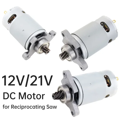 Imagen 1 del producto Motor de sierra recíproca de alta potencia, 8 dientes RS550 DC, engranaje de dientes cónicos para corte manual, sierra de sable eléctrica de litio