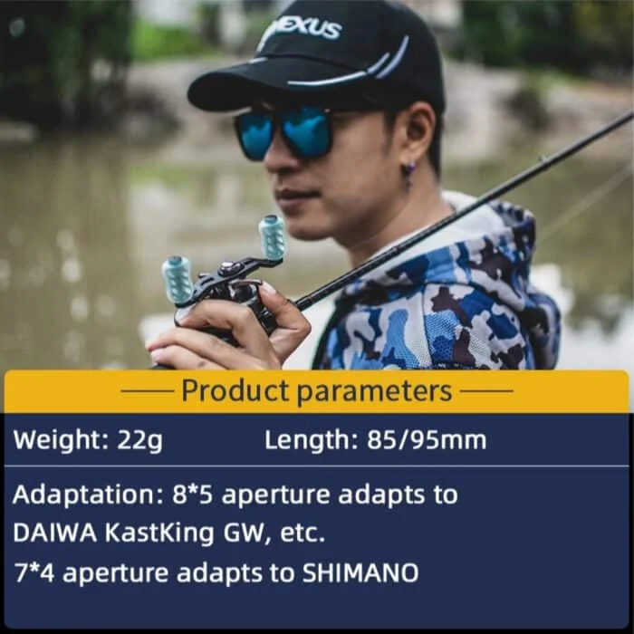 Gomexus Carbon-Griff 85 mm Finesse für Shimano Bantam Metanium Daiwa Steez Abu Garcia Okuma Kastking Baitcasting-Reel DC-S20 – Detail 4