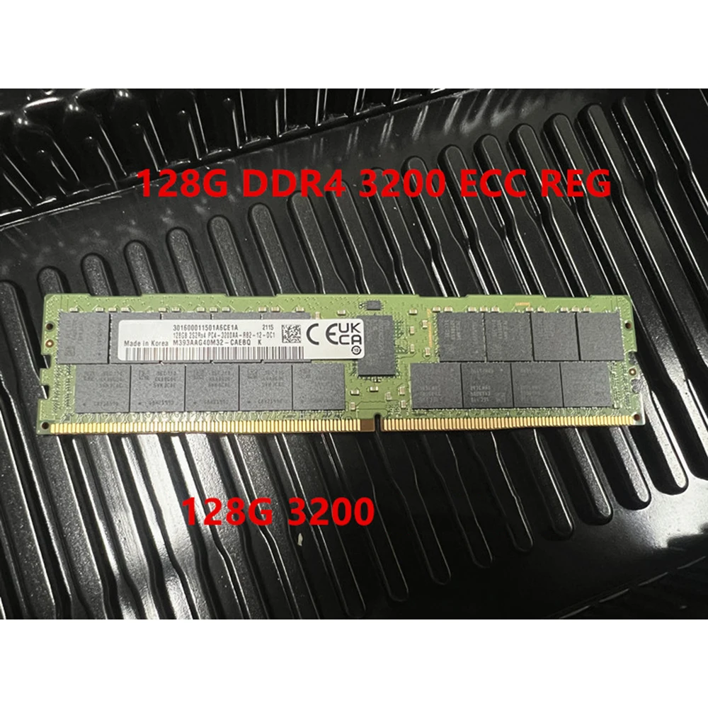 ذاكرة سامسونج عالية الجودة ، PC4-3200AA ، DDR4 ، 3200 ، ECC ، REG ، 128GB ، 128GB ، الشحن السريع ، 1 قطعة