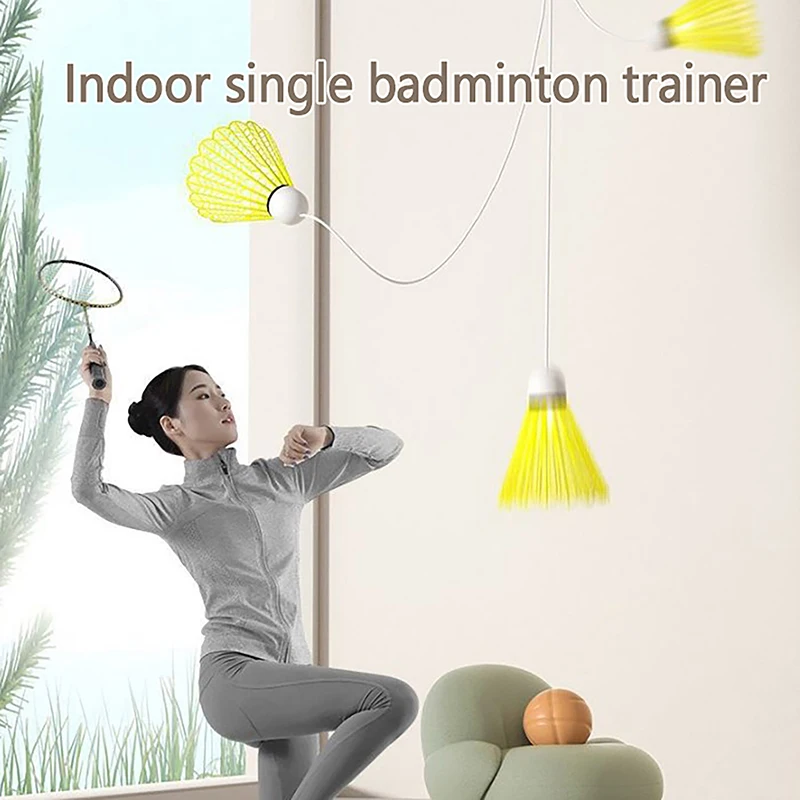 Badminton Trainers Stretch Professional Badminton Machine Robot Racket Training Sport Self-study Practice Training Accessories