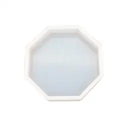 DIY Geometry Crystal Epoxy Resin Mold Large Cube Hexagon Octagon Mirror Bookends Silicone Mold Aromatherapy Home Desktop Decor