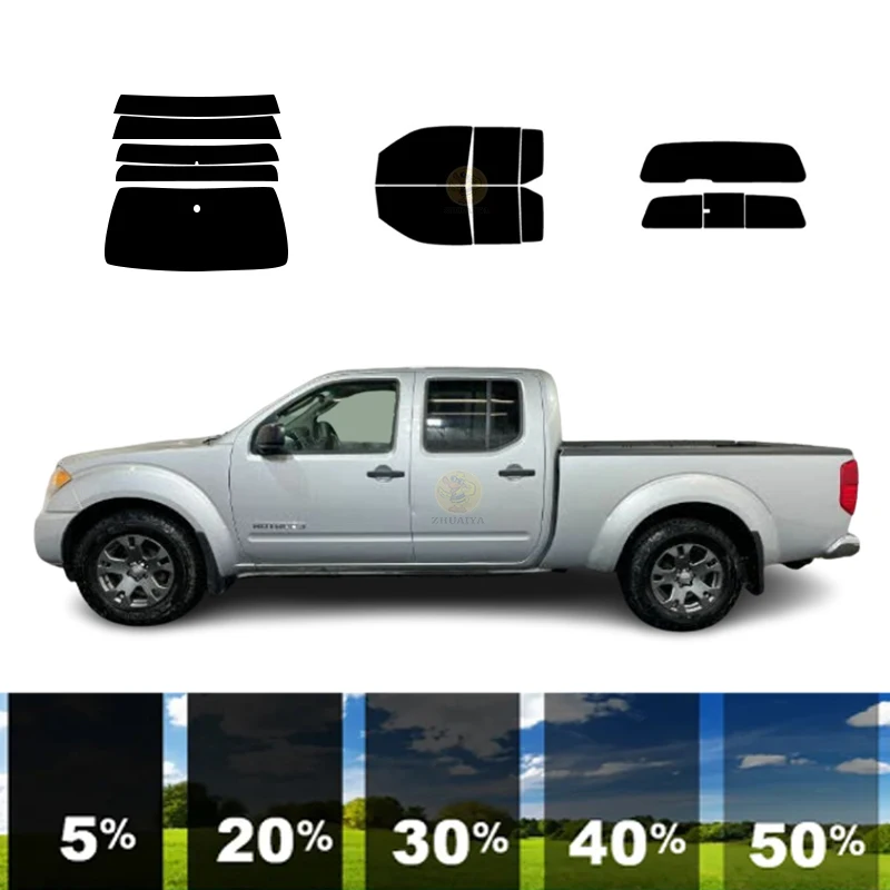 

precut Removable Window Tint Film For Car 100% UVR 5%-35%VLT Heat Insulation Carbon ﻿For SUZUKI EQUATOR 4 DR PU 2009-2013