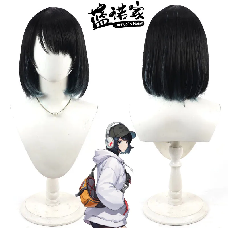 Anime Solo Leveling Rin Asahina Cosplay Wig Halloween Carnival Party Props Synthetic Hair Heat Resistant Fiber + Wig Cap
