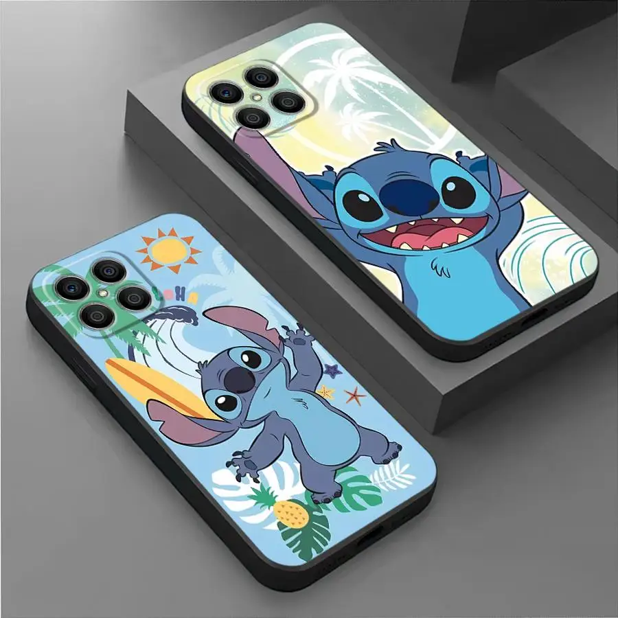 Disney Stitch Phone Case for Honor X6 X8 8X Magic5 Lite X6a X8a X9a X7 70 90 Pro Magic5 Silicon Armor Capa