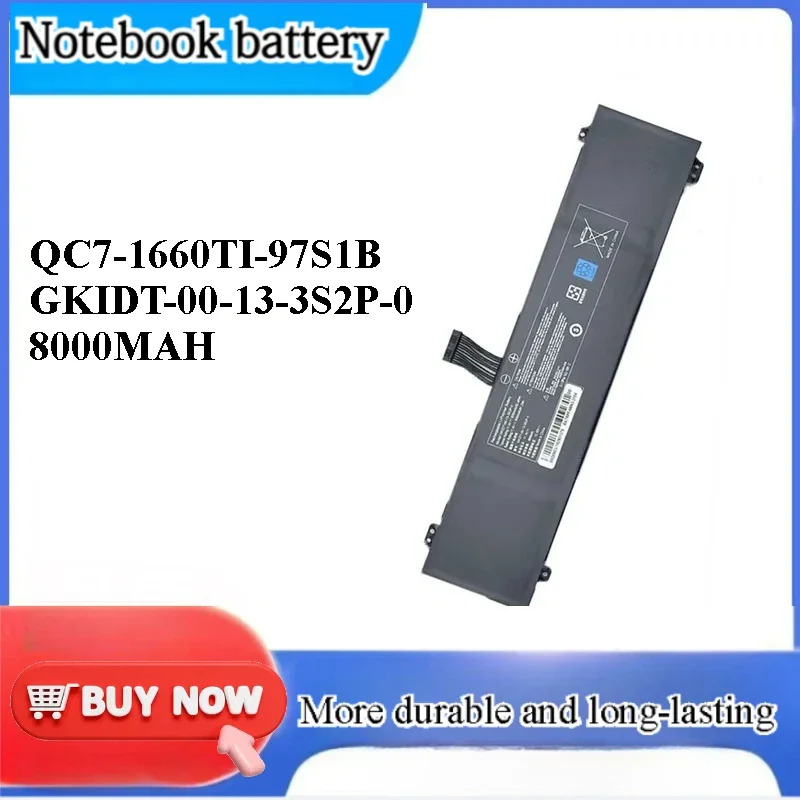 [GKIDT-00-13-3S2P-0] for Intel Phantom QC7-1660TI-97S1B Notebook GK IDT 00-13-3 S2P Battery Replacement Battery