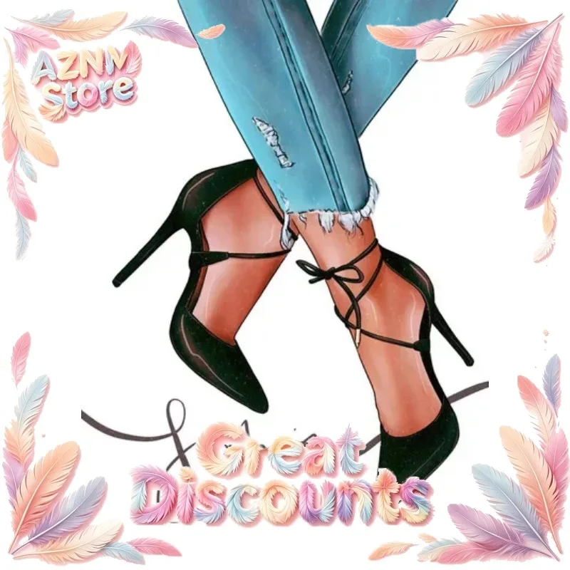 2026 Girl High Heels Illustration Canvas Painting Wall Art Nordic Poster And Print For Living Room Modern Home Decor