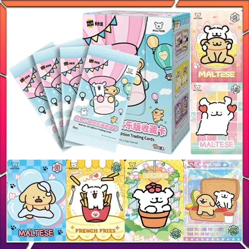

Оригинальные коллекционные карточки KAKAWOW Maltese JOY Edition 2025 года, классические коллекционные карточки мультфильмов, детские игрушки, подарки на день рождения для детей