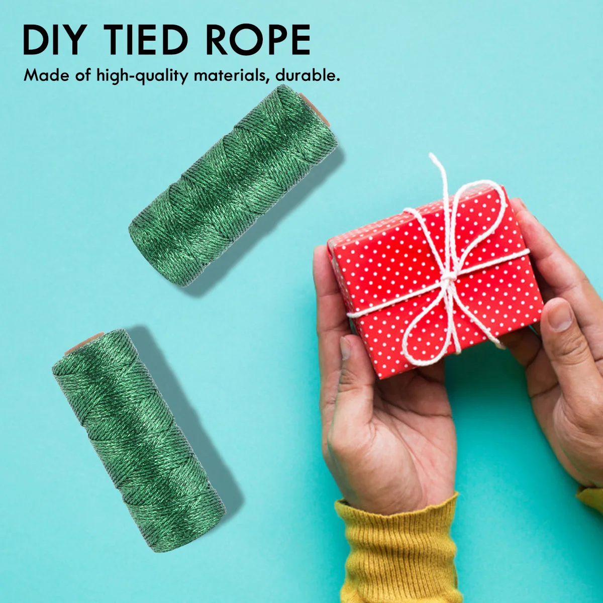 

1 Roll Wedding Decoration Rope Diy Tied Rope For Gift Packing Decorative Cotton Thread Party Favors Craft Ribbon Accessory