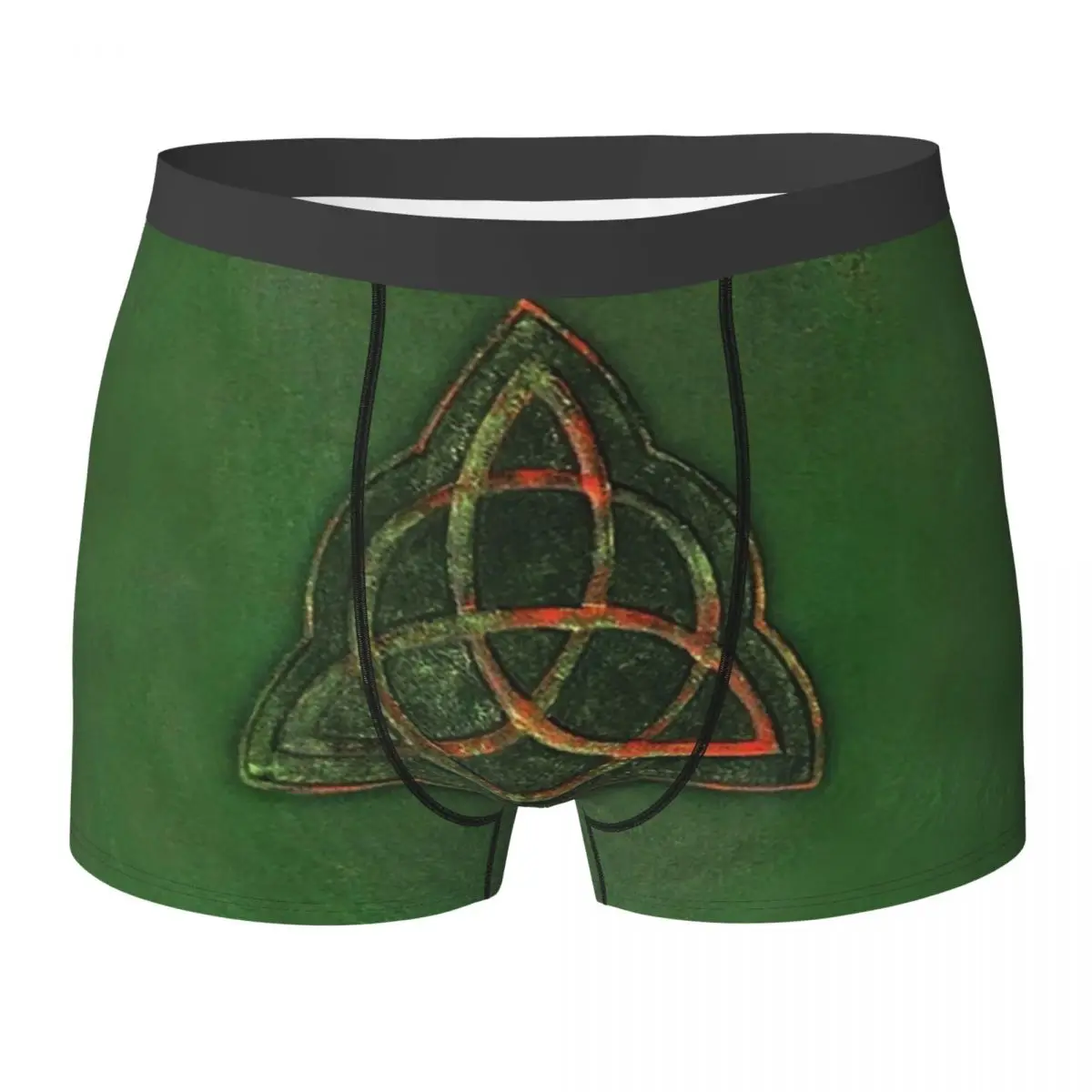 Boxer Underpants Shorts Book Of Shadows - Charmed Triquetra Design Panties Male Soft Underwear for Homme Man Boyfriend Gift