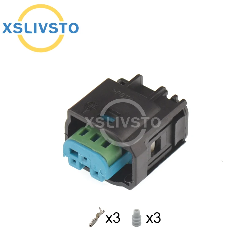 1Set 3 Pin Auto waterproof connectors car sensor plug female  9-968403-1 DJ7034A-0.6-21  For BMW