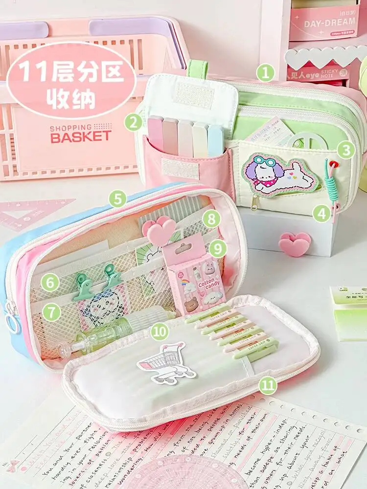 Class 2, Grade 3, High-Quality Case Ins Style Box Girls, 2025 New Model, Essential Item For Back To School, Simple