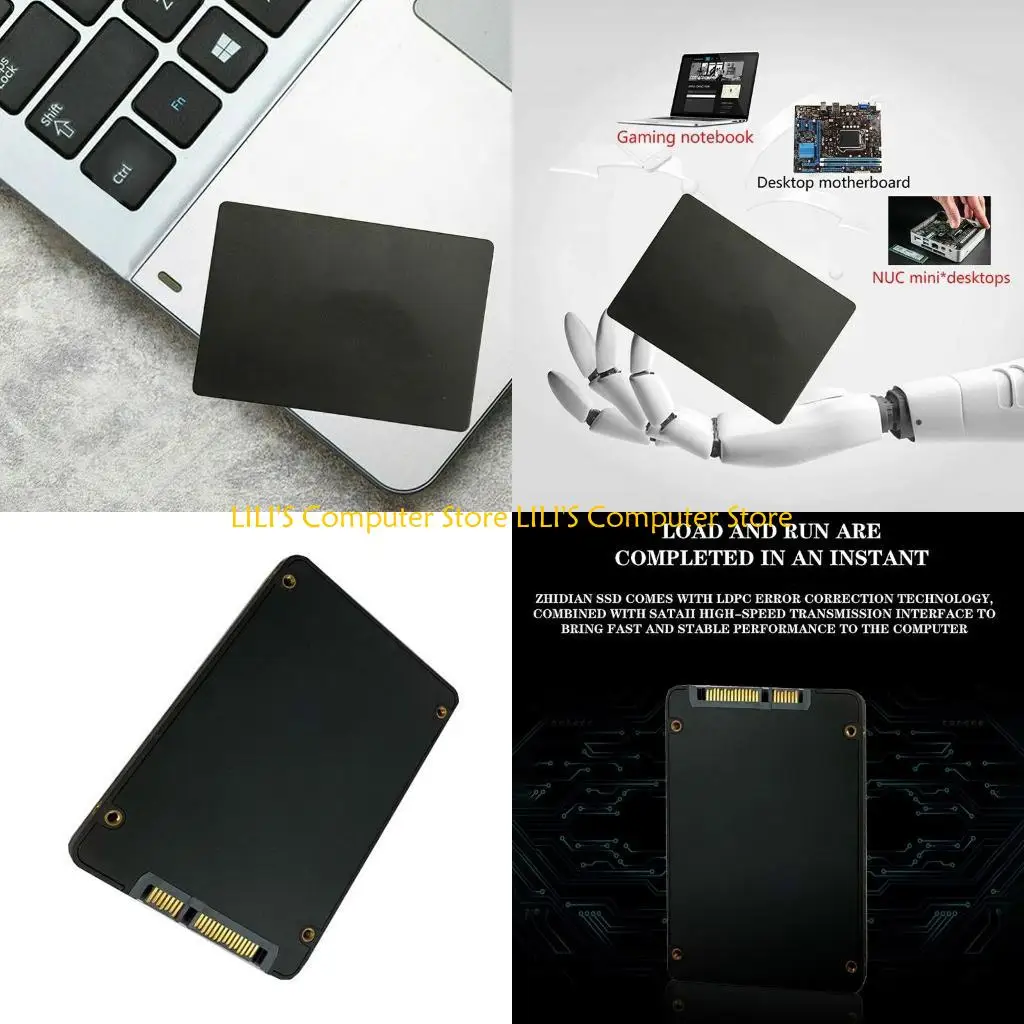 

Компактный настольный твердотельный накопитель A52B, 2,5-дюймовый твердотельный накопитель 6,0 Гбит/с, внутренний для ПК,