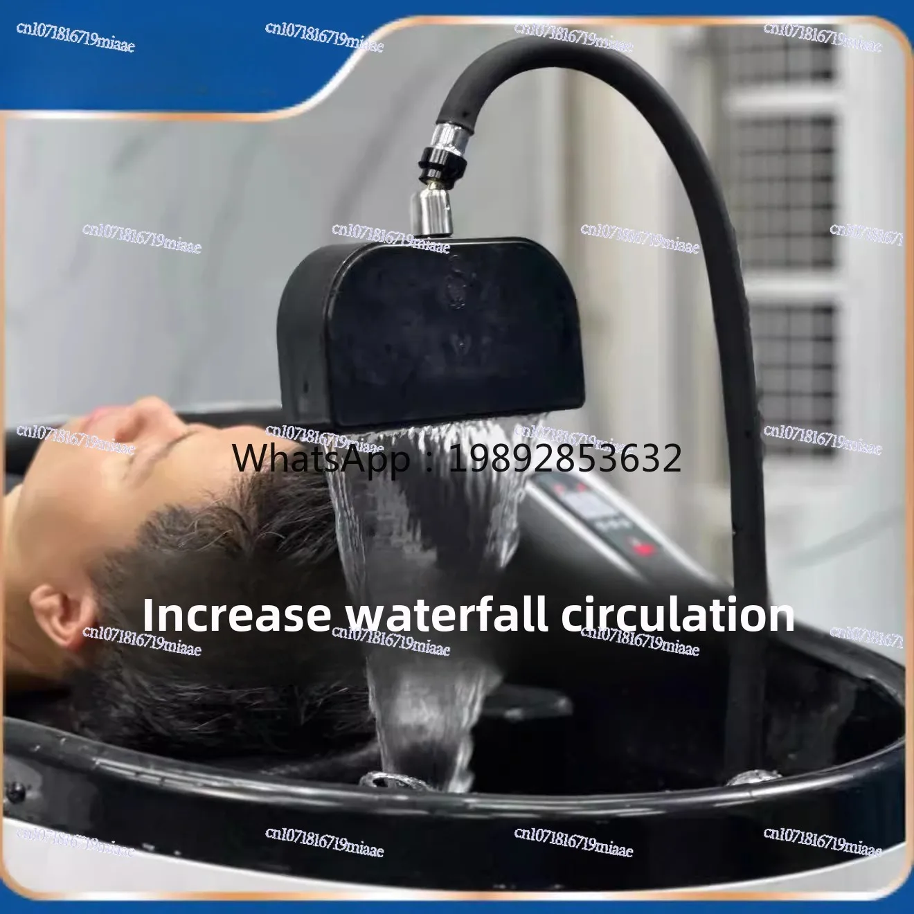 Carbonated Spring Head Treatment Hair Care, Waterfall Faucet Shower, Traditional Chinese Medicine Water Circulation