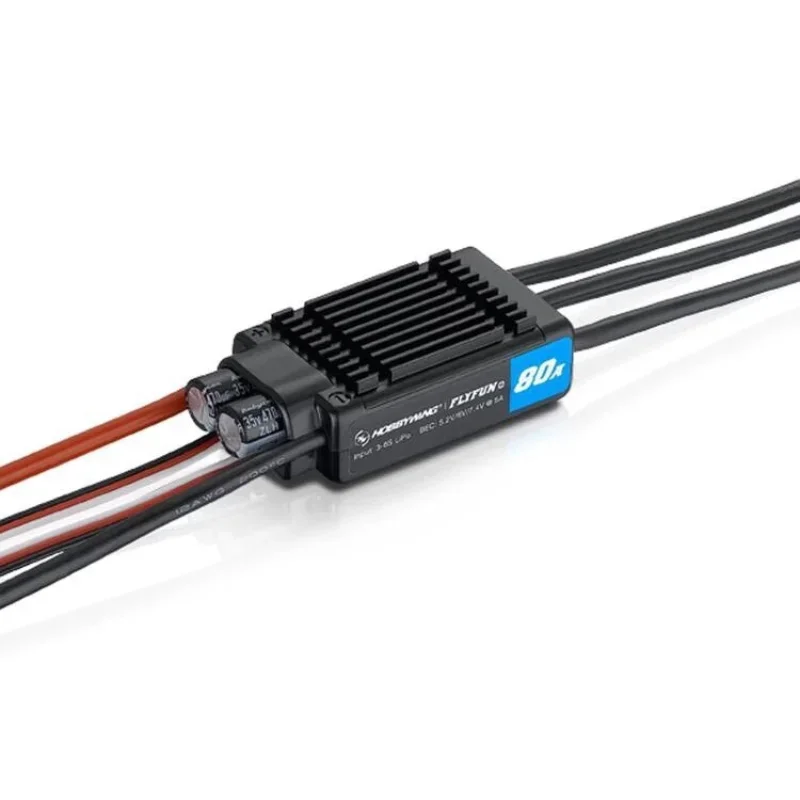 AvaCoreHobbywing FlyFun 80A V5 Brushless ESC For EDF 3S To 8S RC Airplane Drone Speed Controller