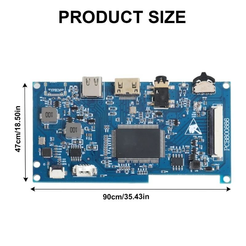 Placa motorista LVDS LCD Screen Controller Module Placa 40pin F19E