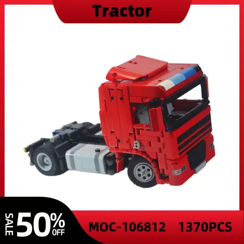 MOC-106812 tractor science education puzzle blocks fun toys birthday holiday gifts DIY ornaments 1370PCS