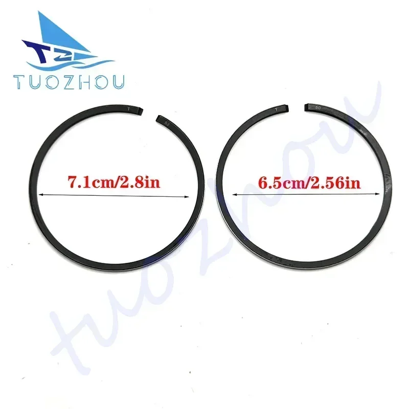 3LC-87124-0-050 Piston ring applicable for Tohatsu utboard 2-stroke MX50D2,MWX50D2 3LC-87124-0-050