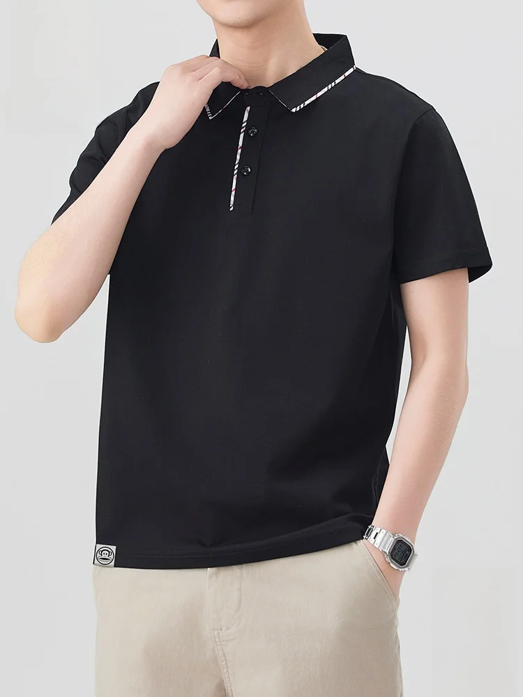 

Мужская летняя модная футболка Monkey Casual с коротким рукавом, свободного кроя, на пуговицах, из хлопка и полиэстера.