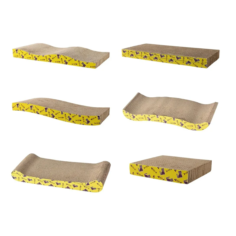 M-Shape Pet Cat Scratching Board Corrugated Cardboard Pad Grinding Nails Interactive Protecting Furniture Cats Scratcher Toy