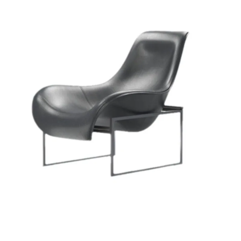 Lounge chair, creative duck tongue chair, Italian light luxury living room lounge chair