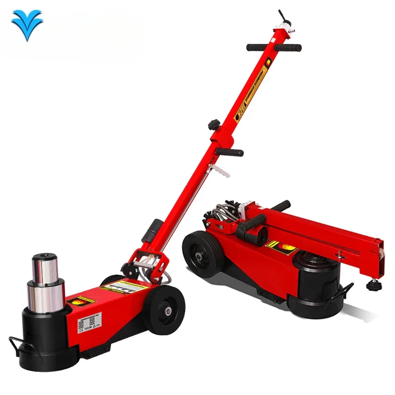 Long Arm Two Stage Heavy Duty 40/80 Ton pneumatic jack air hydraulic jack