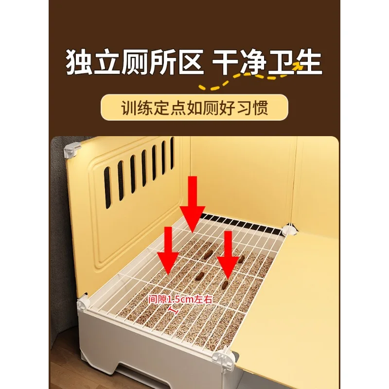 Rabbit Cage Family Villa Extra Large Luxury Transparent View