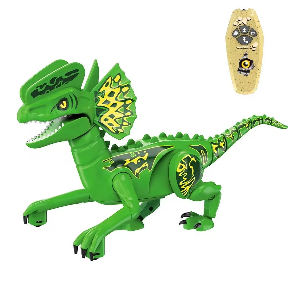 RC Simulation Dinosaur Robot Jurassic IR Induction Remote Control kids Toys Dragon Sound Light Interactive Intelligent Boys Gift