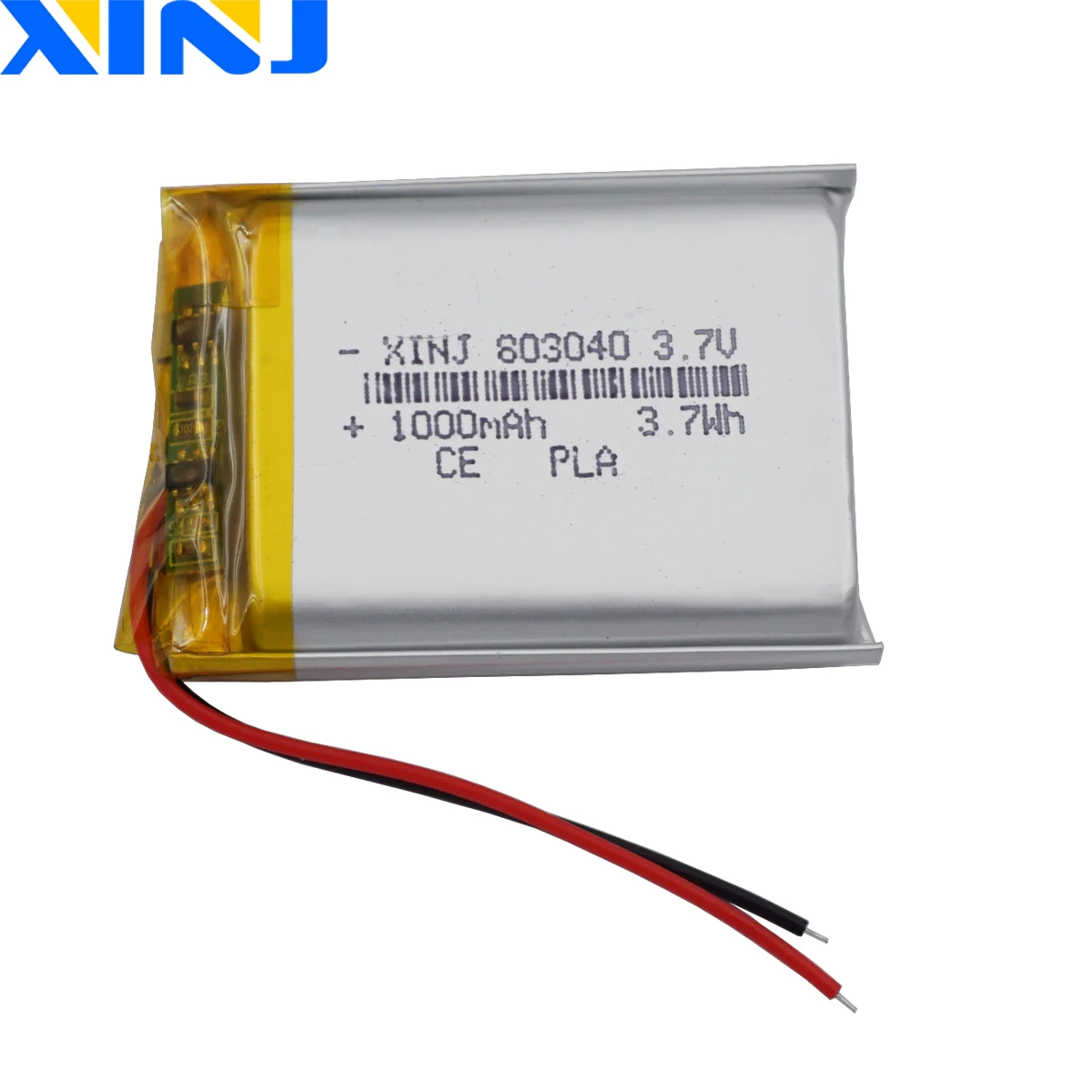 3.7V 1000 mAh 3.7Wh Li-Polymer Lipo Recarregável Li Lítio Bateria 3 Fios Termistor NTC 803040   Para câmera gravadora de condução