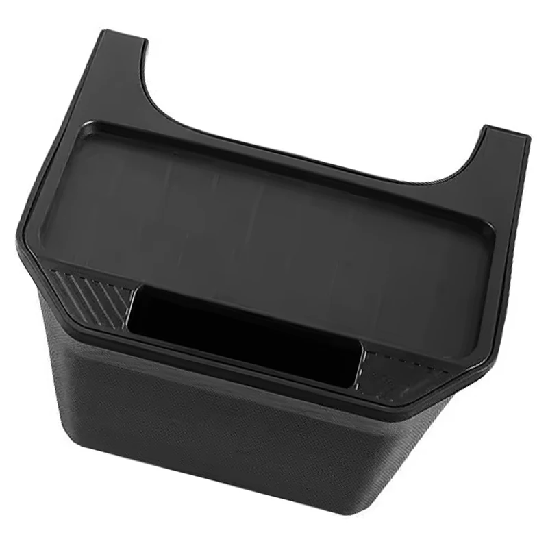 

1Pc TPE Black Rear Central Organizer Control Storage Box Fit For Tesla Model Y 2021 2022 2023 Car Parts