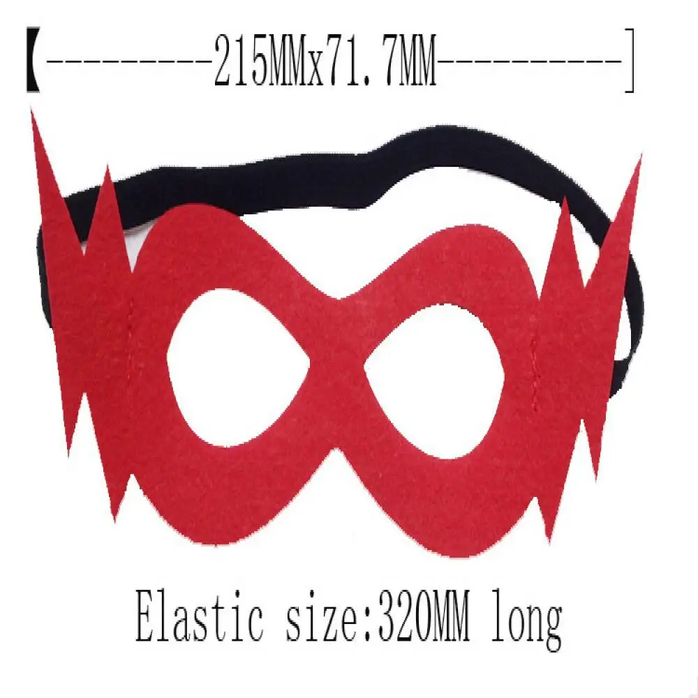 Kinderen Cosplay Masker Halloween Vilt Oogmaskers Kostuum Veelkleurig Verstelbare Feestbrillen Halve Maskers met Elastisch Touw voor Verjaardag